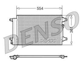 CONDENSER. AİR CONDİTİONİNG FORD GALAXY I 95-06