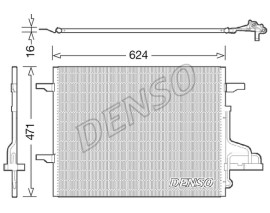 CONDENSER. AİR CONDİTİONİNG FORD KUGA I 08-12