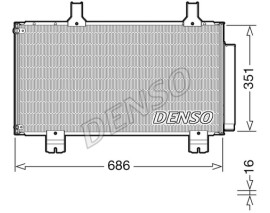 CONDENSER. AİR CONDİTİONİNG HONDA ACCORD VIII 08-
