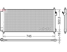 CONDENSER. AİR CONDİTİONİNG HONDA JAZZ III 08-