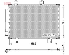 CONDENSER. AİR CONDİTİONİNG HONDA JAZZ IV 13-