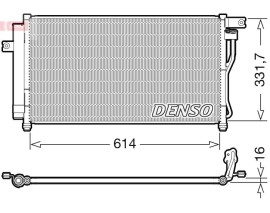 CONDENSER. AİR CONDİTİONİNG HYUNDAI ACCENT III 05-10
