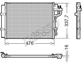 CONDENSER. AİR CONDİTİONİNG HYUNDAI İ10 II 13-