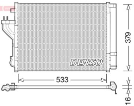CONDENSER. AİR CONDİTİONİNG HYUNDAI İX35 09-
