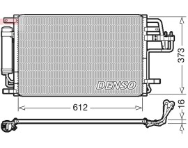 CONDENSER. AİR CONDİTİONİNG HYUNDAI TUCSON 04-10