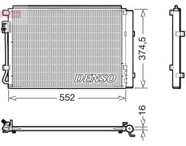 CONDENSER. AİR CONDİTİONİNG HYUNDAI VELOSTER 11-17