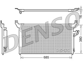 CONDENSER. AİR CONDİTİONİNG INFINITI FX 02-08