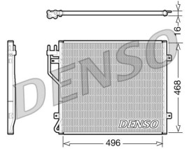 CONDENSER. AİR CONDİTİONİNG JEEP CHEROKEE / LIBERTY KJ 01-08
