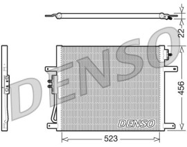 CONDENSER. AİR CONDİTİONİNG JEEP GRAND CHEROKEE II 98-05
