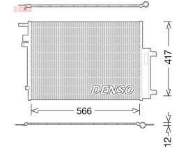 CONDENSER. AİR CONDİTİONİNG JEEP RENEGADE 14-