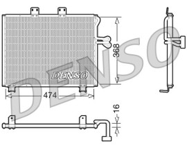 CONDENSER. AİR CONDİTİONİNG JEEP WRANGLER II 96-08