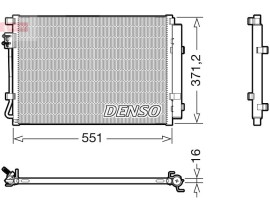 CONDENSER. AİR CONDİTİONİNG KIA RIO III 11-