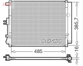 CONDENSER. AİR CONDİTİONİNG KIA SOUL II 14-