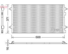 CONDENSER. AİR CONDİTİONİNG LANCIA THESIS 02-09