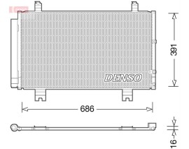 CONDENSER. AİR CONDİTİONİNG LEXUS GS 12-