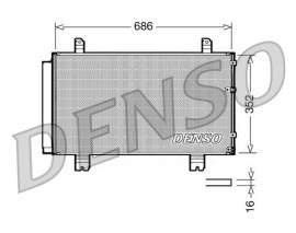 CONDENSER. AİR CONDİTİONİNG LEXUS IS C 09-15