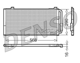 CONDENSER. AİR CONDİTİONİNG MASERATI GHIBLI III 13-