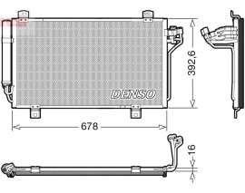 CONDENSER. AİR CONDİTİONİNG MAZDA 3 13-