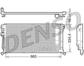 CONDENSER. AİR CONDİTİONİNG MITSUBISHI COLT V 95-03
