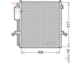 CONDENSER. AİR CONDİTİONİNG MITSUBISHI L 200 / TRITON 05-15