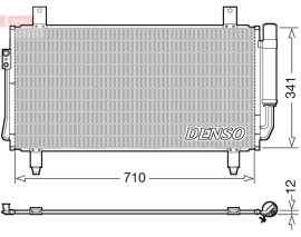 CONDENSER. AİR CONDİTİONİNG MITSUBISHI OUTLANDER III 12-