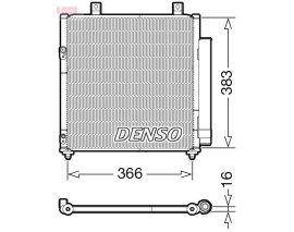 CONDENSER. AİR CONDİTİONİNG MITSUBISHI SPACE STAR / MIRAGE 12-