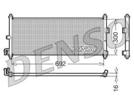 CONDENSER. AİR CONDİTİONİNG NISSAN ALMERA II 00-06