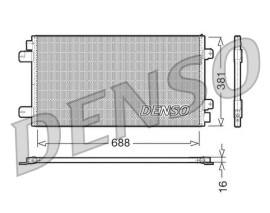 CONDENSER. AİR CONDİTİONİNG NISSAN INTERSTAR 02-