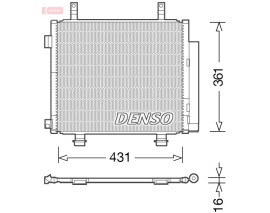 CONDENSER. AİR CONDİTİONİNG NISSAN PIXO 09-