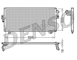CONDENSER. AİR CONDİTİONİNG NISSAN PRIMERA P10 90-98