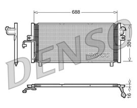 CONDENSER. AİR CONDİTİONİNG NISSAN PRIMERA P11 96-02