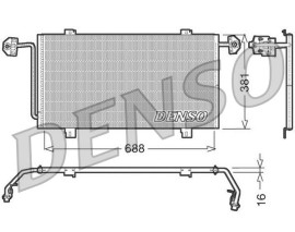 CONDENSER. AİR CONDİTİONİNG OPEL ARENA 97-01