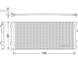 CONDENSER. AİR CONDİTİONİNG OPEL MOVANO B 10-