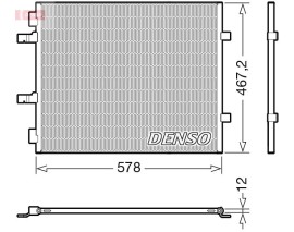 CONDENSER. AİR CONDİTİONİNG OPEL VIVARO A 01-