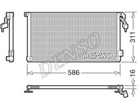CONDENSER. AİR CONDİTİONİNG PEUGEOT 106 II 96-04