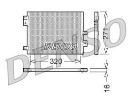 CONDENSER. AİR CONDİTİONİNG PORSCHE 911 996 97-05