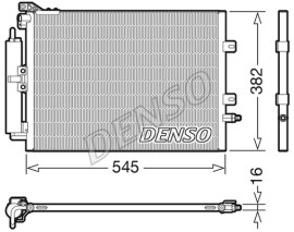 CONDENSER. AİR CONDİTİONİNG RENAULT CLIO III 05-14
