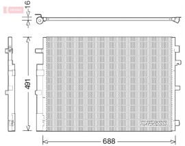 CONDENSER. AİR CONDİTİONİNG RENAULT FLUENCE 10-