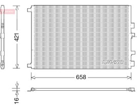 CONDENSER. AİR CONDİTİONİNG RENAULT GRAND SC NIC II 04-09