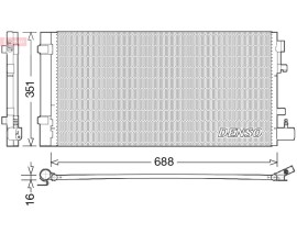 CONDENSER. AİR CONDİTİONİNG RENAULT GRAND SC NIC III 09-