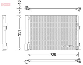 CONDENSER. AİR CONDİTİONİNG RENAULT LAGUNA III 07-15