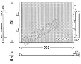 CONDENSER. AİR CONDİTİONİNG RENAULT TWINGO II 07-