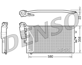 CONDENSER. AİR CONDİTİONİNG SAAB 9-5 97-09