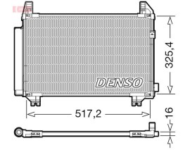 CONDENSER. AİR CONDİTİONİNG TOYOTA AURIS E15 06-12