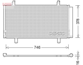 CONDENSER. AİR CONDİTİONİNG TOYOTA CAMRY V5 11-