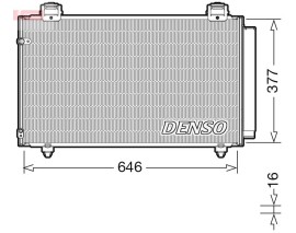 CONDENSER. AİR CONDİTİONİNG TOYOTA COROLLA E12 01-07