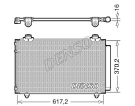 CONDENSER. AİR CONDİTİONİNG TOYOTA COROLLA VERSO E12 01-09