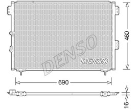 CONDENSER. AİR CONDİTİONİNG TOYOTA HIACE IV 87-12