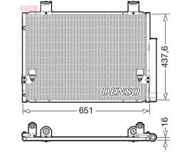 CONDENSER. AİR CONDİTİONİNG TOYOTA HILUX III 05-