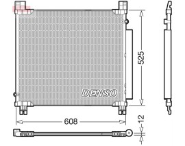 CONDENSER. AİR CONDİTİONİNG TOYOTA HILUX IV 15-